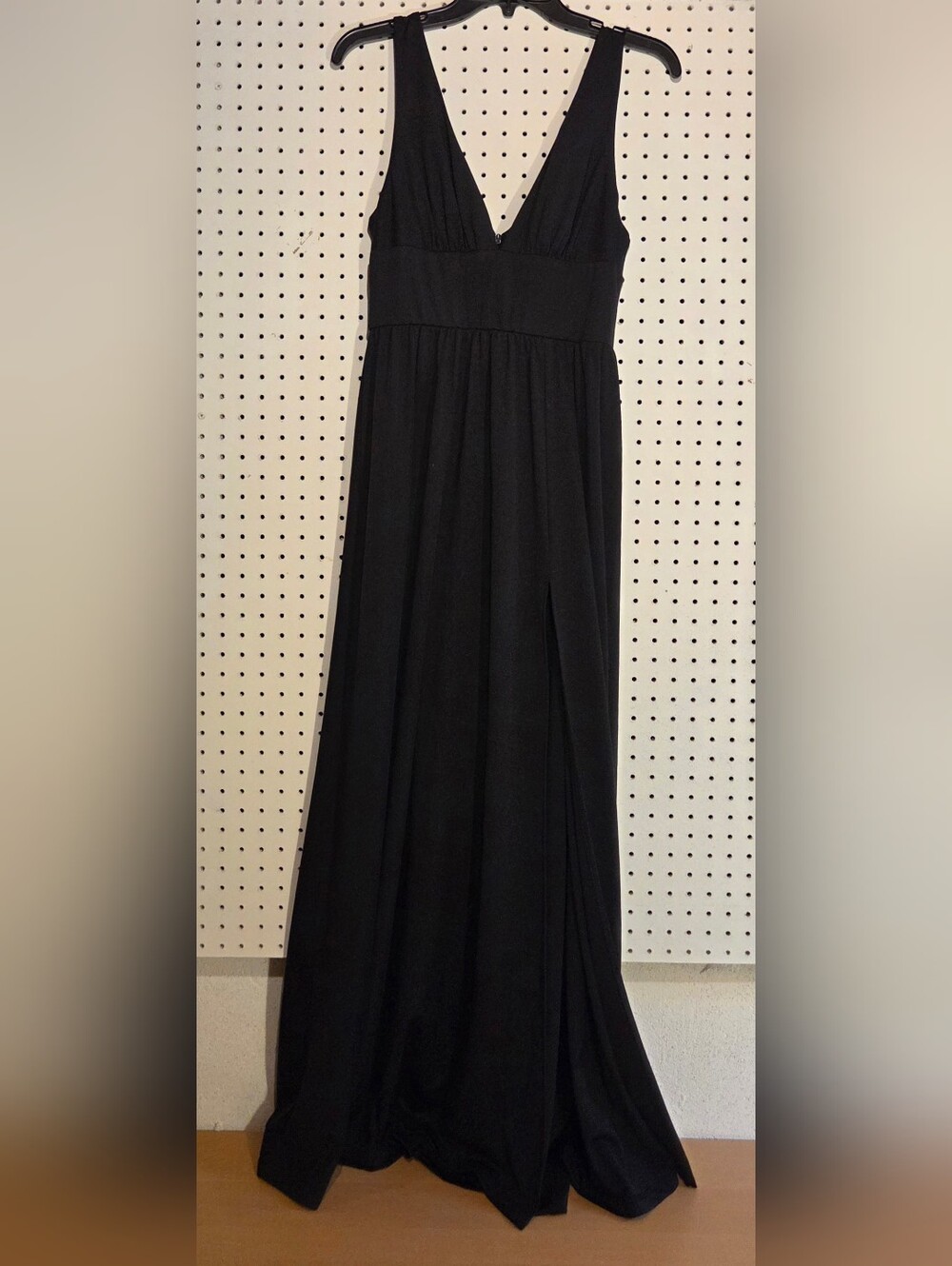 Ever Pretty Black Dress With Leg Slit